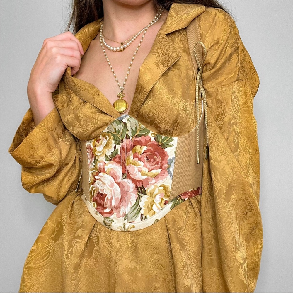 Floral Underbust Corset